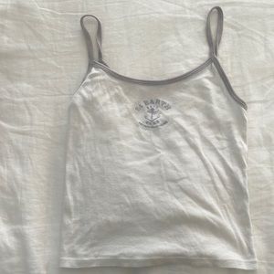 Tank Top, White and Blue